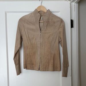 Tan Leather Women's Jacket